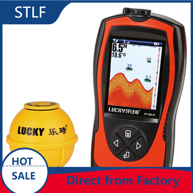 Fishing Boat Depth Finder - เซ็นเซอร์โซนาร์ไร้สาย เครื่องค้นหาปลาแบบพกพาผ่าน Wifi พร้อม GPS สำหรับการตกปลา