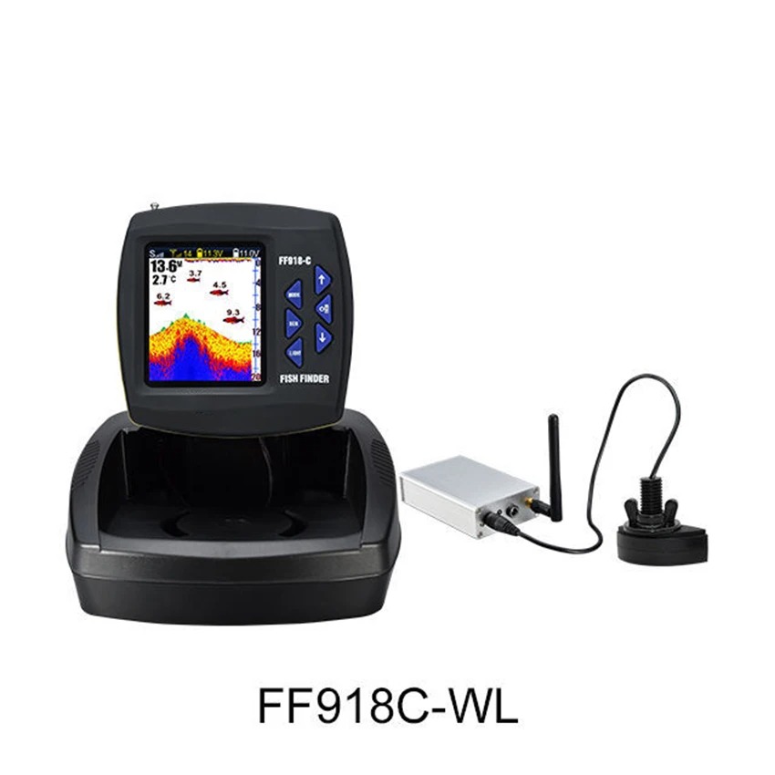 Fishing Boat Depth Finder - เรือตกปลาบังคับวิทยุ FF918-CWL พร้อมเครื่องหาปลา จอ LCD 3.5