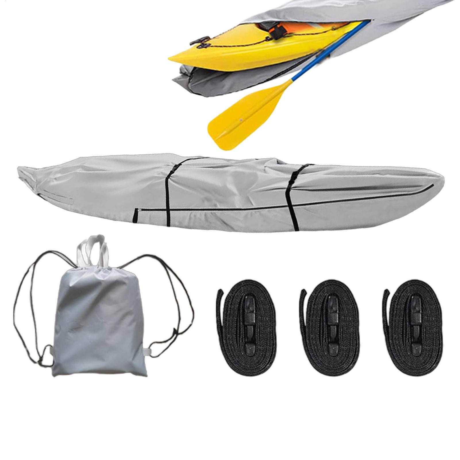 Fishing Boat Cover - ผ้าคลุมเรือคายัค 420D อ็อกซ์ฟอร์ด ทนทาน ป้องกันรังสียูวี กันน้ำ