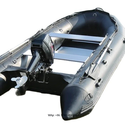 Fishing Boat Inflatable - เรือตกปลาแบบเป่าลม 5.2 เมตร แบบหนาพิเศษ พร้อมพื้นอลูมิเนียมอัลลอยด์ สำหรับกู้ภัยฉุกเฉิน
