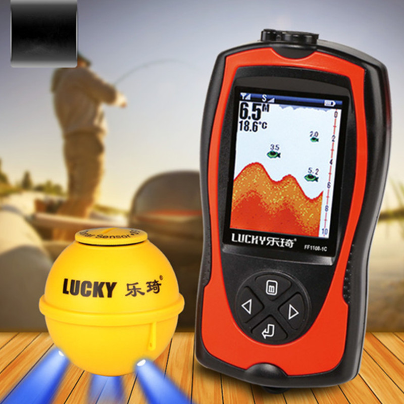 เซ็นเซอร์โซนาร์ไร้สาย เครื่องค - Fishing Boat Depth Finder บทวิจารณ์และราคา
