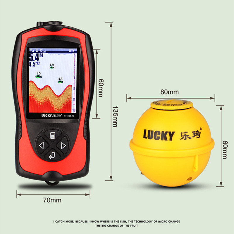 เซ็นเซอร์โซนาร์ไร้สาย เครื่องค - Fishing Boat Depth Finder บทวิจารณ์และราคา