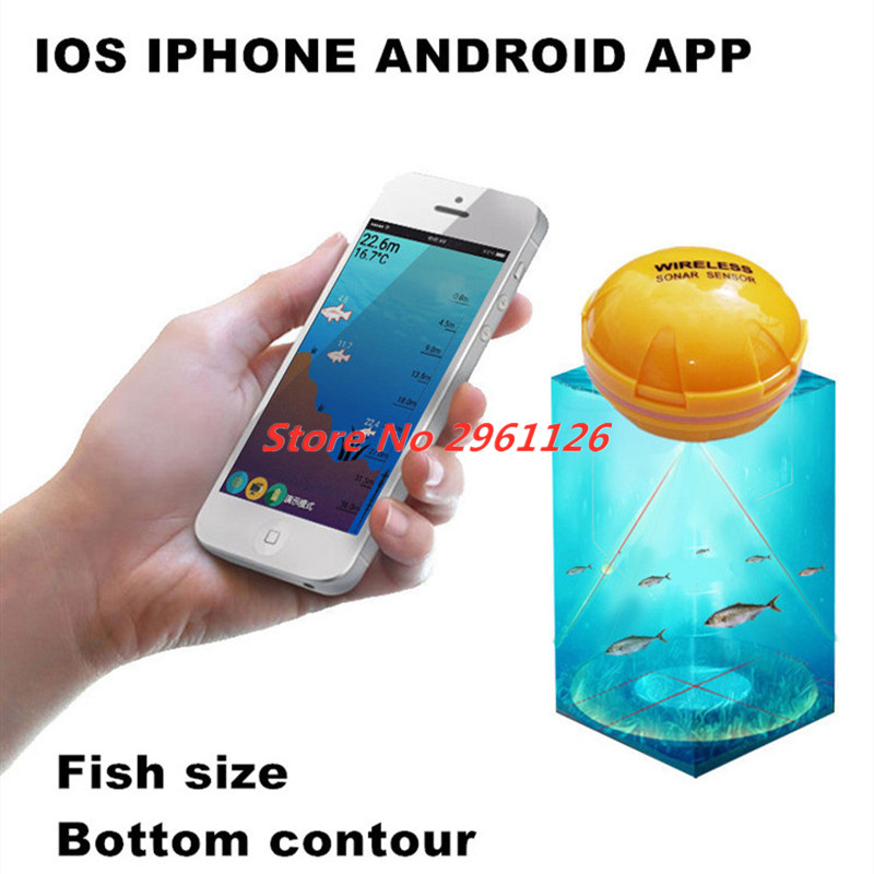 ไร้สาย Fish Finder แบบพกพา Ech - Fishing Boat Depth Finder บทวิจารณ์และราคา