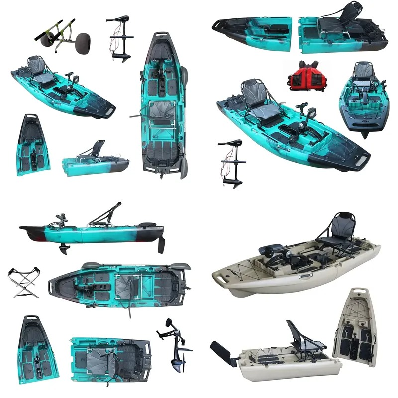 เรือคายัคแบบนั่งบน HDPE/PE สำห - Fishing Boat Paddle บทวิจารณ์และราคา