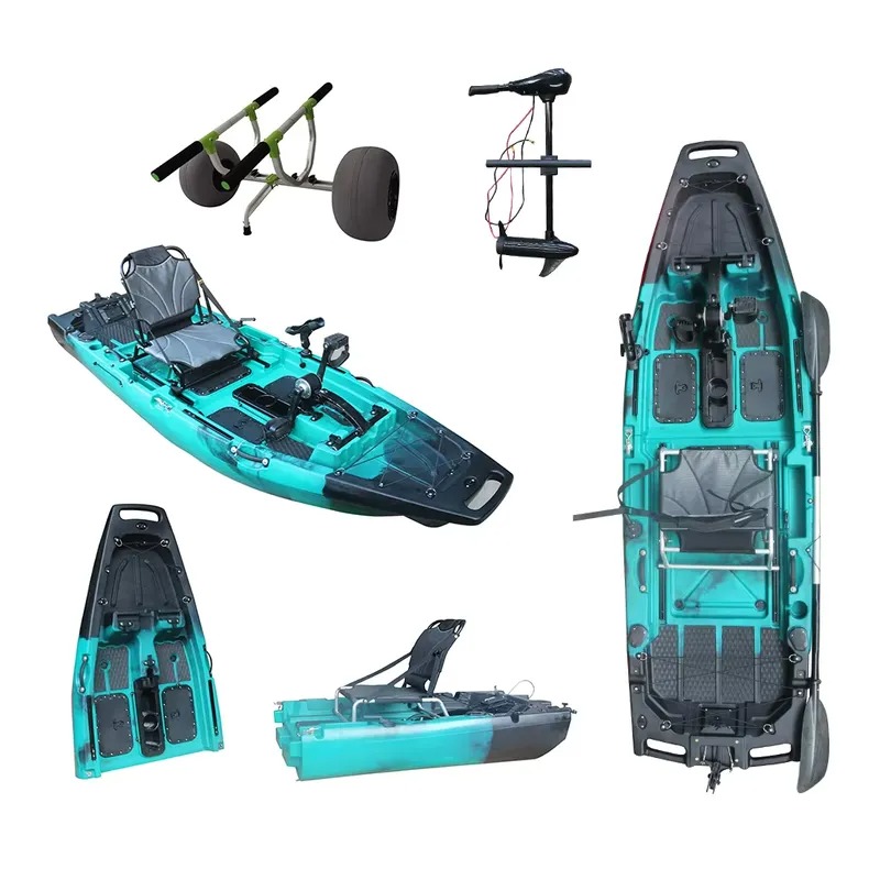 เรือคายัคแบบนั่งบน HDPE/PE สำห - Fishing Boat Paddle บทวิจารณ์และราคา