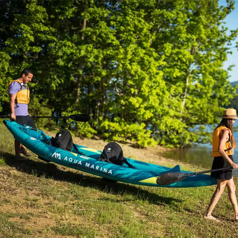 เรือคายัคพองลมแบบแคนู สำหรับ 1 - Fishing Boat Paddle บทวิจารณ์และราคา