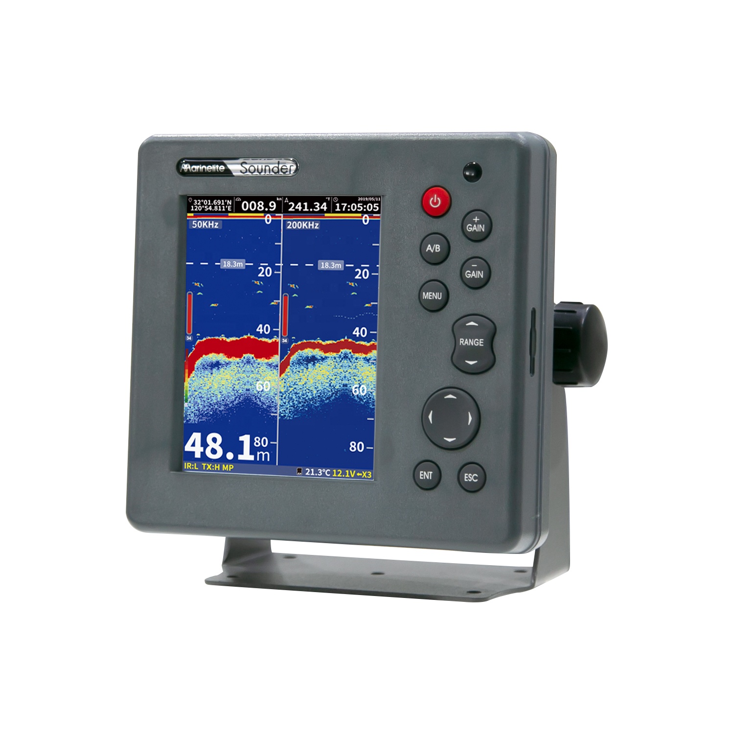 อุปกรณ์เสริมเรือมารีนไลท์ เครื - Fishing Boat Depth Finder บทวิจารณ์และราคา