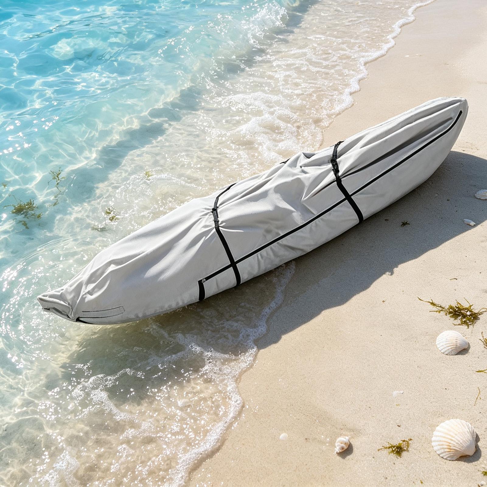 ผ้าคลุมเรือคายัค 420D อ็อกซ์ฟอ - Fishing Boat Cover บทวิจารณ์และราคา