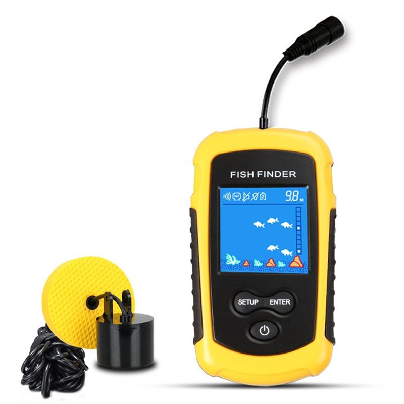 เครื่องหาตำแหน่งปลาแบบพกพา ABH - Fishing Boat Depth Finder บทวิจารณ์และราคา