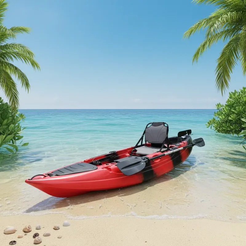 เรือคายัคแบบนั่งเดี่ยวขนาด 10  - Fishing Boat Paddle บทวิจารณ์และราคา