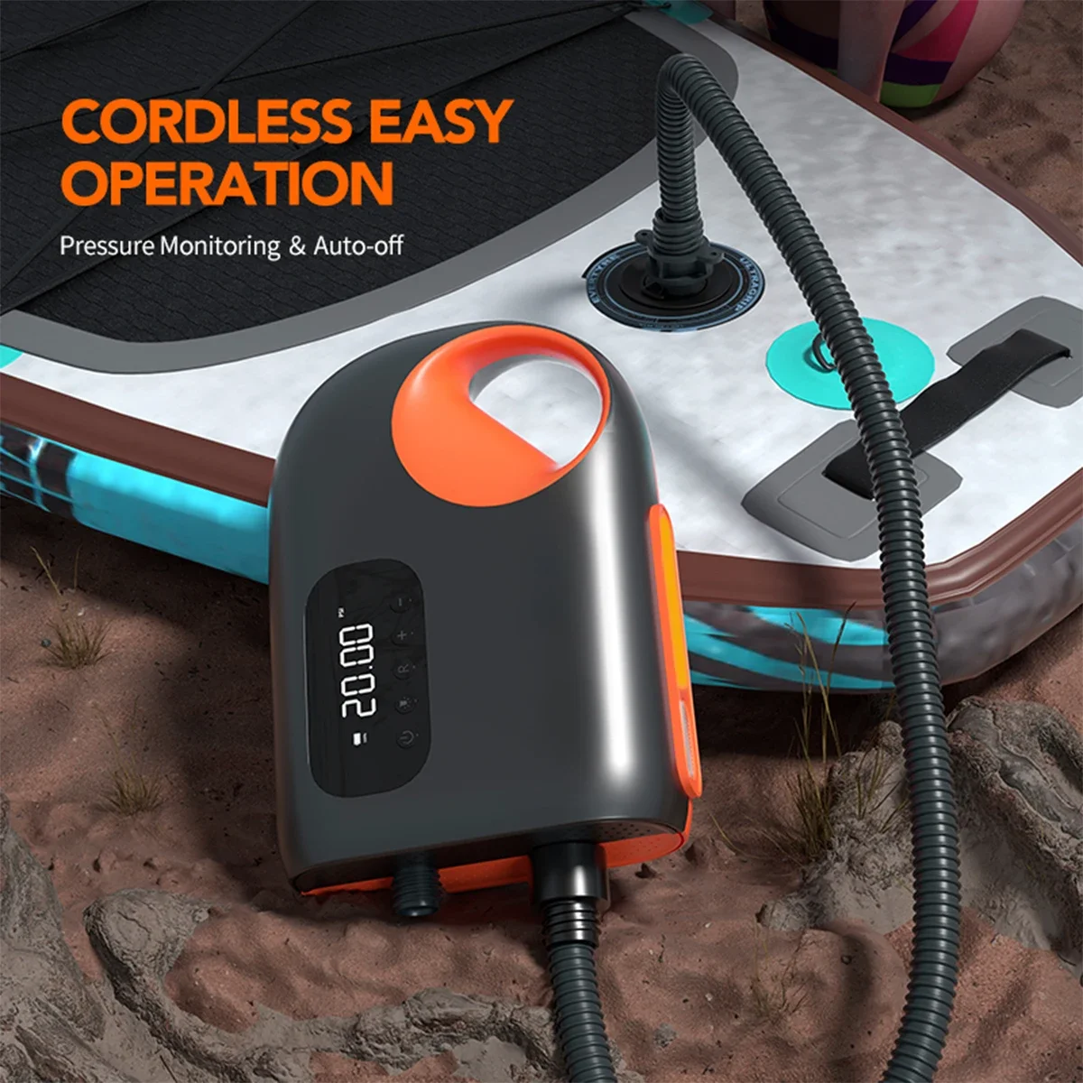 ปั๊มลมไฟฟ้าแบบมีสาย 20Psi DC ค - Fishing Boat Paddle บทวิจารณ์และราคา